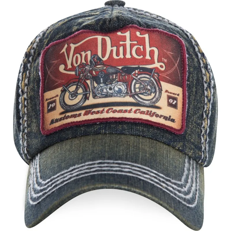 cappelli-curva-blu-marino-cinghia-regolabile-di-von-dutch