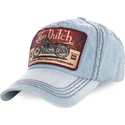 cappelli-curva-blu-cinghia-regolabile-di-von-dutch