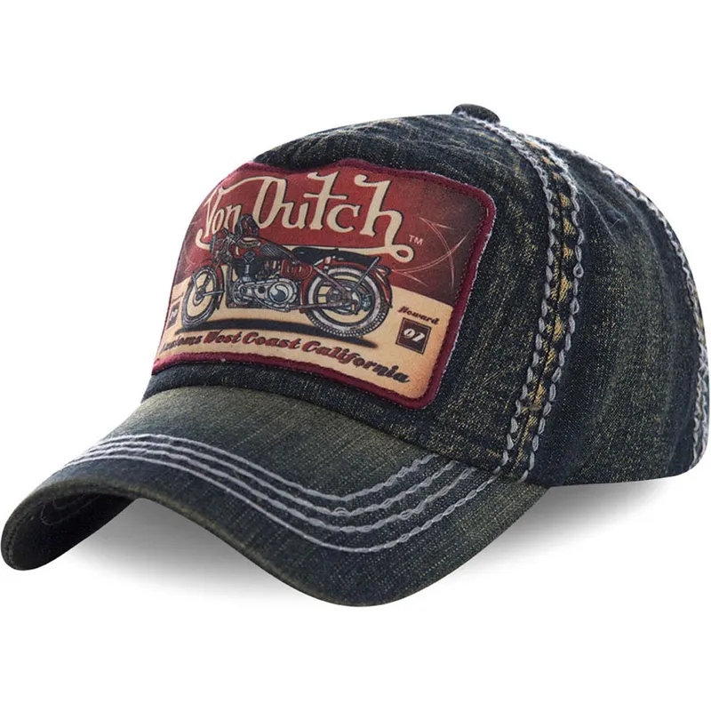 cappelli-curva-blu-marino-cinghia-regolabile-di-von-dutch