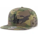 cappelli-piatta-mimetizzazione-snapback-negro-dei-los-angeles-dodgers-mlb-di-47-brand