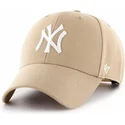 cappellino-curvo-beige-snapback-dei-new-york-yankees-mlb-mvp-di-47-brand