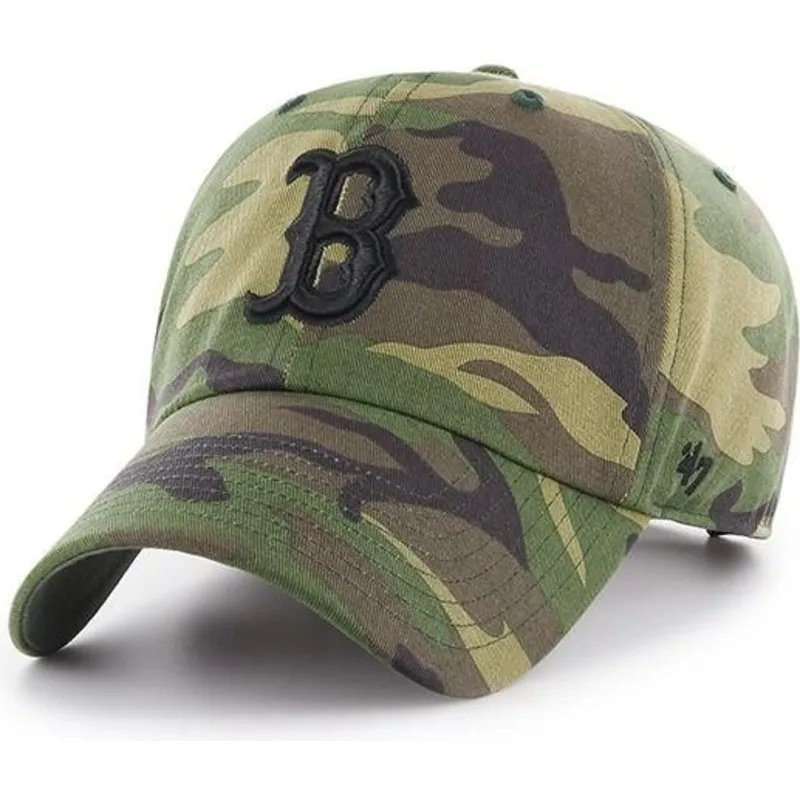 cappelli-curva-mimetizzazione-cinghia-regolabile-negro-dei-boston-red-sox-mlb-di-47-brand