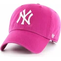 cappelli-curva-rosa-cinghia-regolabile-orquidea-dei-new-york-yankees-mlb-di-47-brand