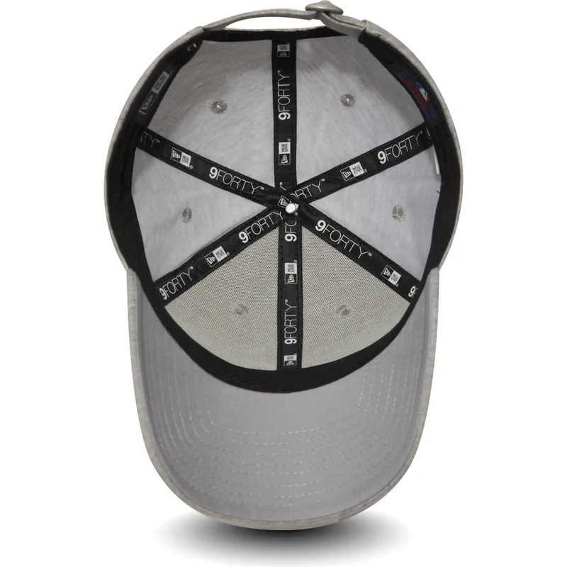 cappelli-curva-grigio-cinghia-regolabile-9forty-dei-new-york-yankees-mlb-di-new-era