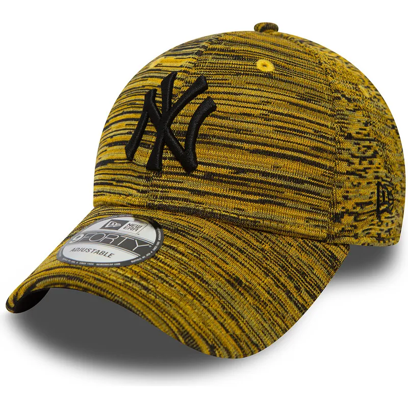cappelli-curva-giallo-cinghia-regolabile-9forty-negro-dei-new-york-yankees-mlb-di-new-era