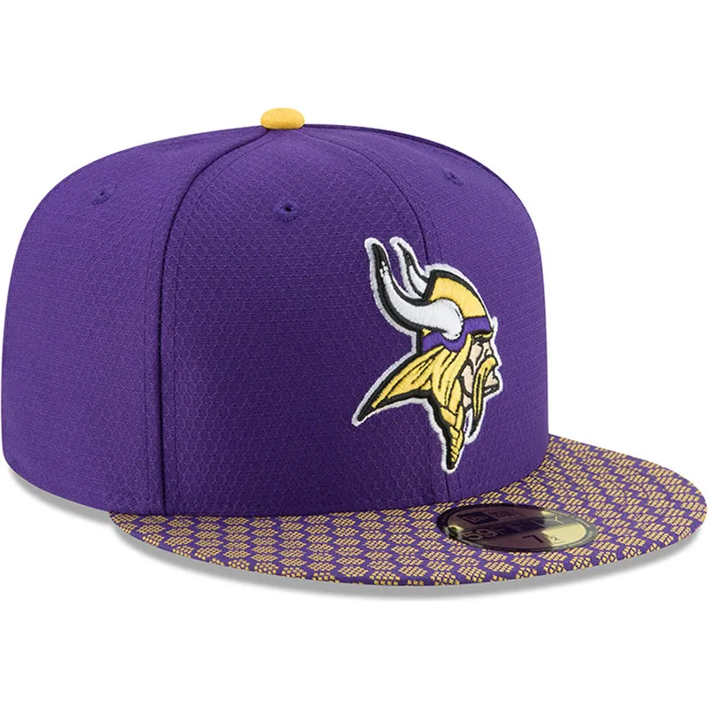 cappelli-piatta-viola-regolato-59fifty-sideline-dei-minnesota-vikings-nfl-di-new-era