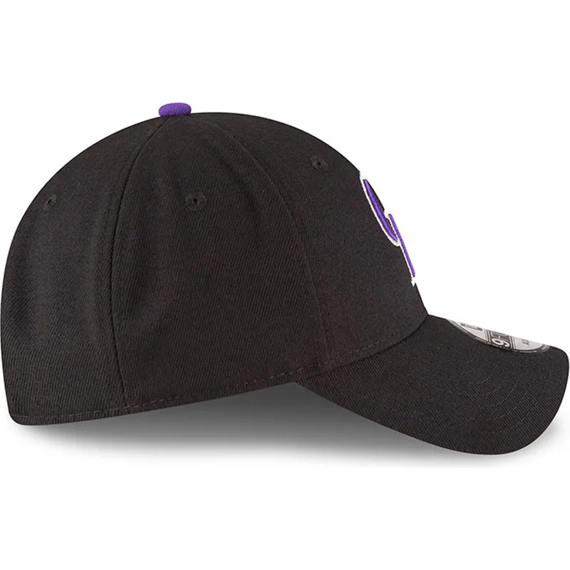 cappellino-curvo-nero-regolabile-9forty-the-league-di-colorado-rockies-mlb-di-new-era