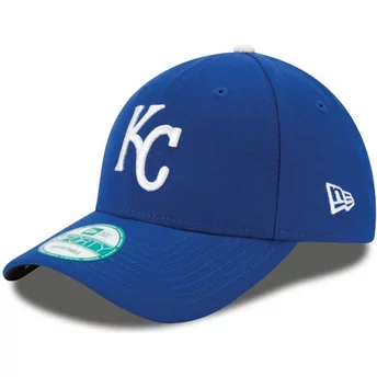 Cappellino visiera curva blu regolabile 9FORTY The League di Kansas City Royals MLB di New Era
