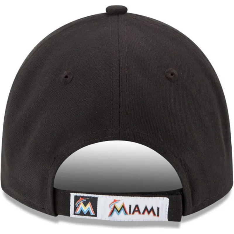 cappelli-curva-nero-cinghia-regolabile-9forty-the-league-dei-miami-marlins-mlb-di-new-era
