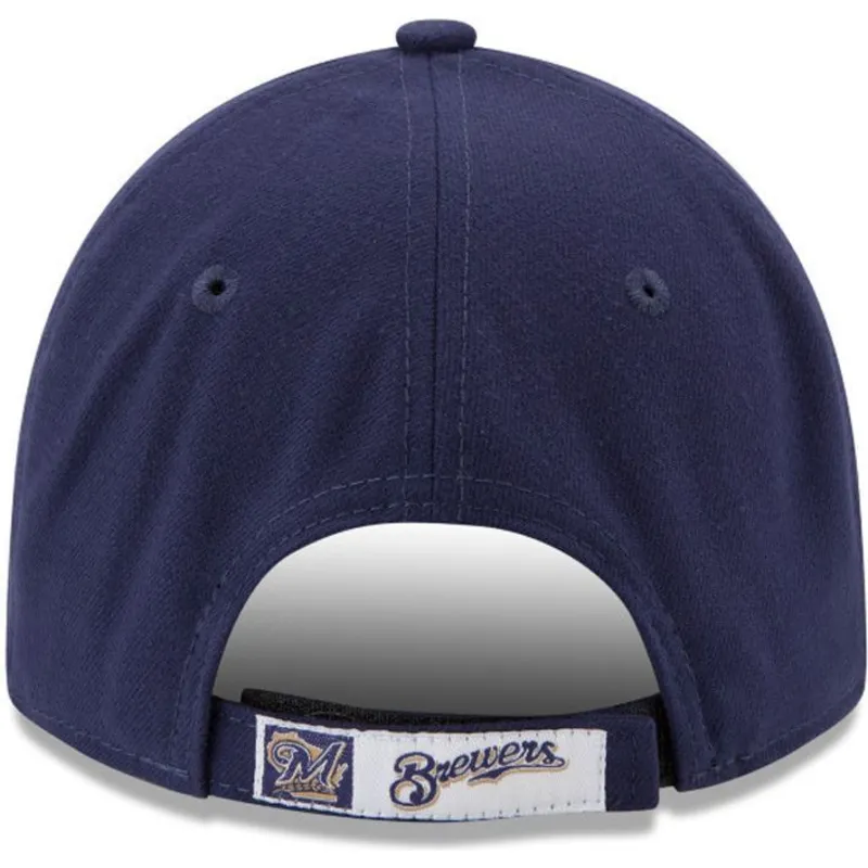 cappelli-curva-blu-marino-cinghia-regolabile-9forty-the-league-dei-milwaukee-brewers-mlb-di-new-era