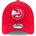 cappelli-curva-rosso-cinghia-regolabile-9forty-the-league-dei-atlanta-hawks-nba-di-new-era