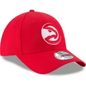 cappelli-curva-rosso-cinghia-regolabile-9forty-the-league-dei-atlanta-hawks-nba-di-new-era