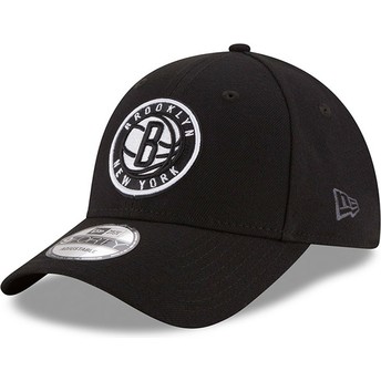 Cappellino visiera curva nero regolabile 9FORTY The League di Brooklyn Nets NBA di New Era