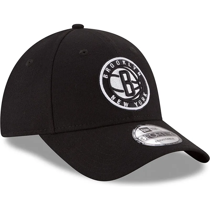cappelli-curva-nero-cinghia-regolabile-9forty-the-league-dei-brooklyn-nets-nba-di-new-era