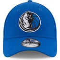 cappellino-curvo-blu-regolabile-9forty-the-league-dei-dallas-mavericks-nba-di-new-era
