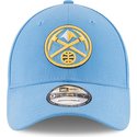 cappellino-visiera-curva-blu-chiaro-regolabile-9forty-the-league-di-denver-nuggets-nba-di-new-era