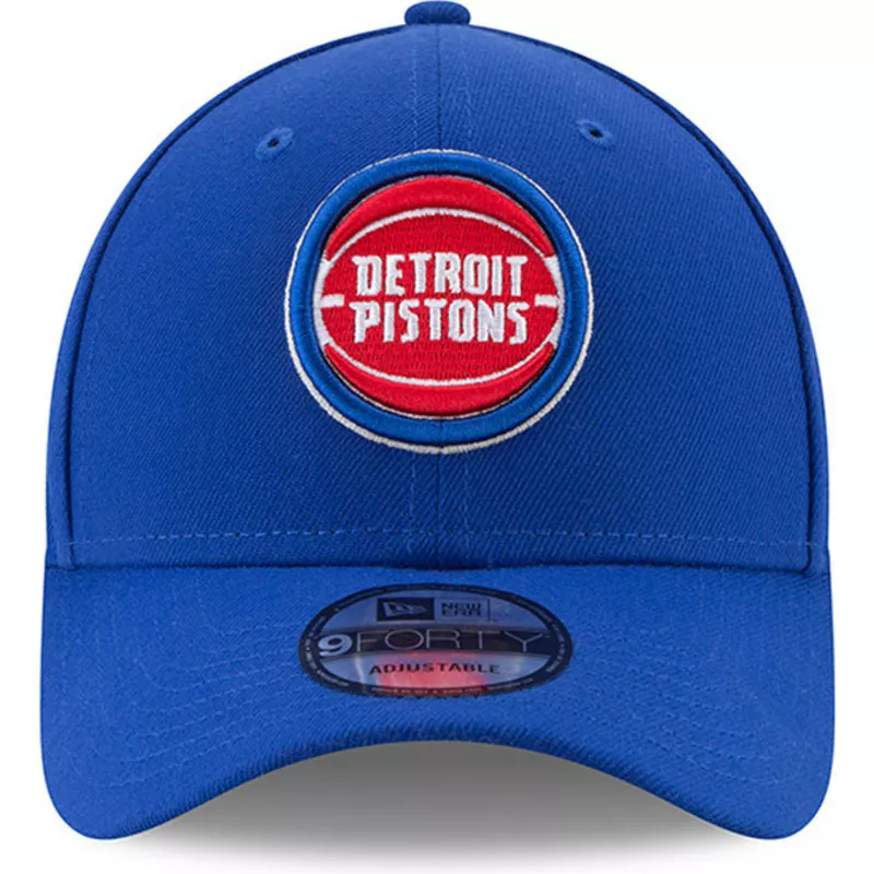 cappellino-visiera-curva-blu-regolabile-9forty-the-league-di-detroit-pistons-nba-di-new-era