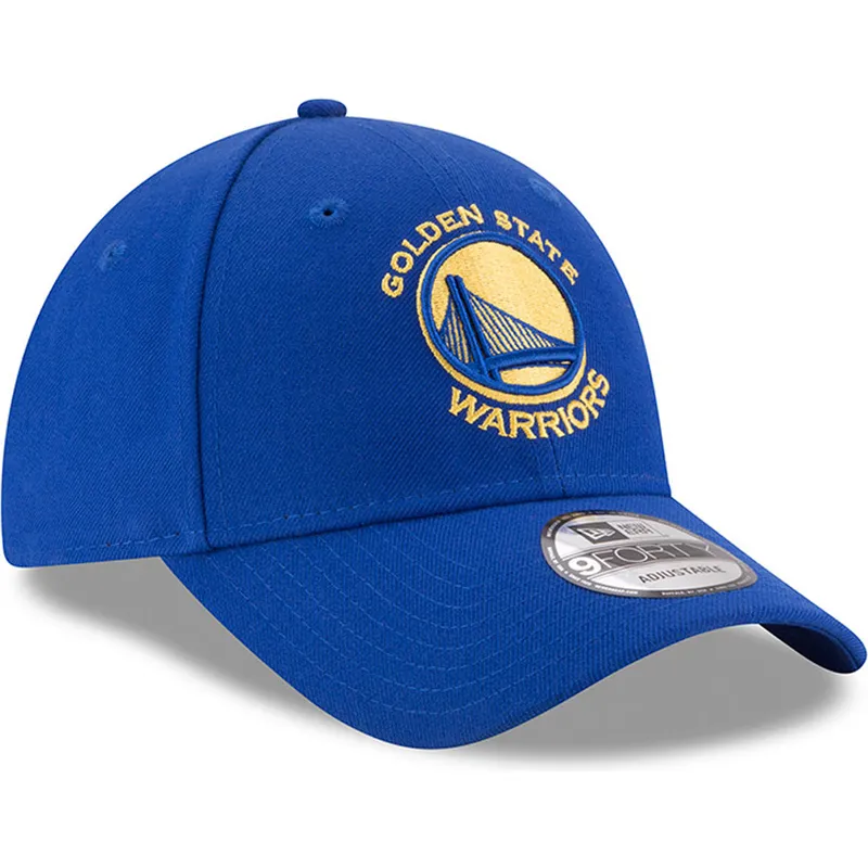 cappellino-curvo-blu-regolabile-9forty-the-league-di-golden-state-warriors-nba-di-new-era