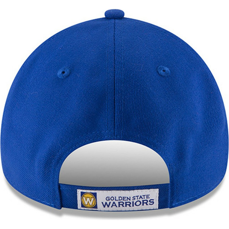 cappellino-visiera-curva-blu-regolabile-9forty-the-league-di-golden-state-warriors-nba-di-new-era