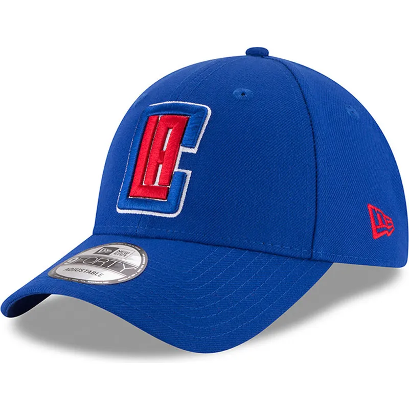 cappelli-curva-blu-cinghia-regolabile-9forty-the-league-dei-los-angeles-clippers-nba-di-new-era