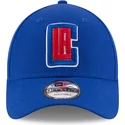 cappellino-curvo-blu-regolabile-9forty-the-league-dei-los-angeles-clippers-nba-di-new-era