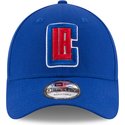cappellino-visiera-curva-blu-regolabile-9forty-the-league-di-los-angeles-clippers-nba-di-new-era