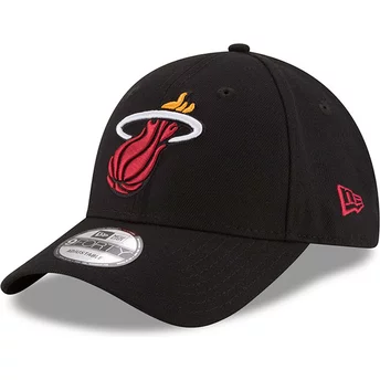 Cappellino visiera curva nero regolabile 9FORTY The League di Miami Heat NBA di New Era