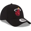 cappellino-curvo-nero-regolabile-9forty-the-league-di-miami-heat-nba-di-new-era