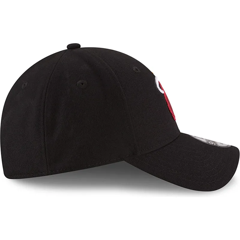 cappellino-curvo-nero-regolabile-9forty-the-league-di-miami-heat-nba-di-new-era