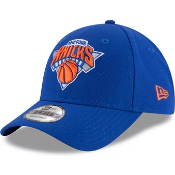 Cappellino visiera curva blu regolabile 9FORTY The League di New York Knicks NBA di New Era