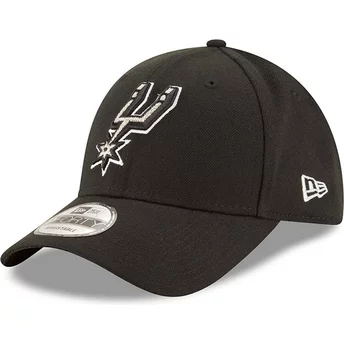 Cappellino visiera curva nero regolabile 9FORTY The League di San Antonio Spurs NBA di New Era