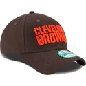 cappellino-visiera-curva-marrone-regolabile-9forty-the-league-di-cleveland-browns-nfl-di-new-era