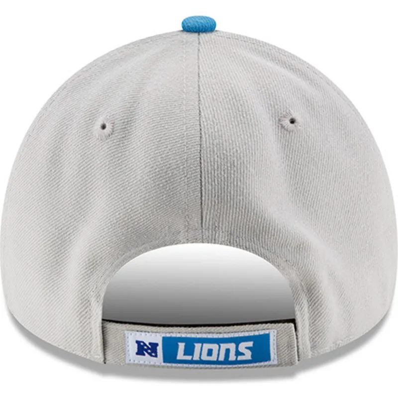 cappelli-curva-grigio-cinghia-regolabile-9forty-the-league-dei-detroit-lions-nfl-di-new-era