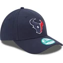 cappelli-curva-blu-marino-cinghia-regolabile-9forty-the-league-dei-houston-texans-nfl-di-new-era
