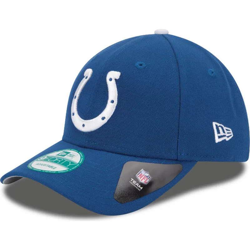 cappelli-curva-blu-cinghia-regolabile-9forty-the-league-dei-indianapolis-colts-nfl-di-new-era