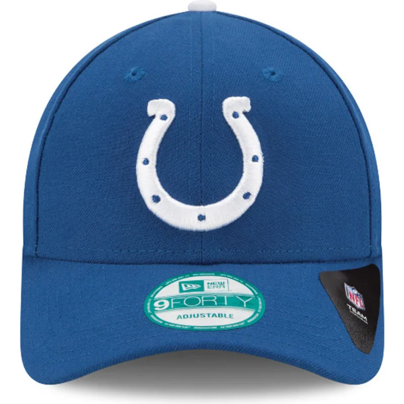 cappelli-curva-blu-cinghia-regolabile-9forty-the-league-dei-indianapolis-colts-nfl-di-new-era
