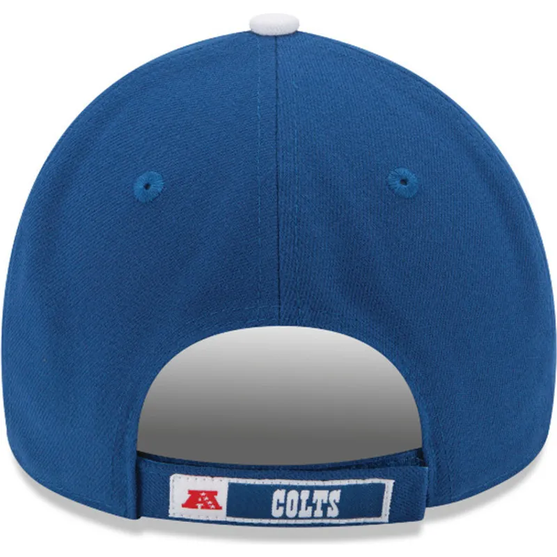 cappelli-curva-blu-cinghia-regolabile-9forty-the-league-dei-indianapolis-colts-nfl-di-new-era