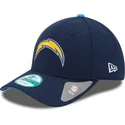 cappelli-curva-blu-marino-cinghia-regolabile-9forty-the-league-dei-los-angeles-chargers-nfl-di-new-era