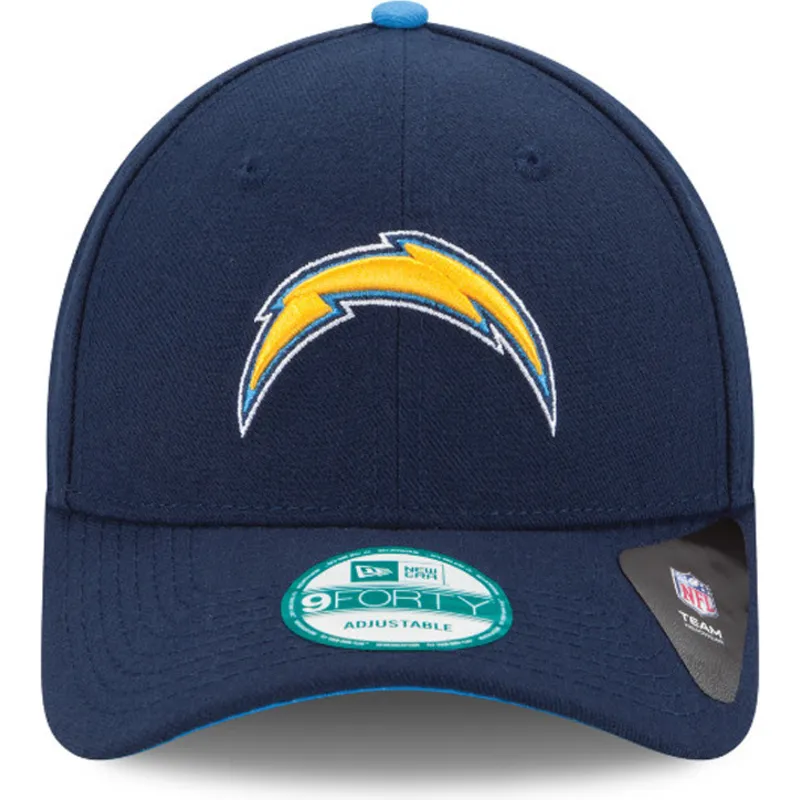 cappelli-curva-blu-marino-cinghia-regolabile-9forty-the-league-dei-los-angeles-chargers-nfl-di-new-era