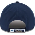 cappelli-curva-blu-marino-cinghia-regolabile-9forty-the-league-dei-los-angeles-rams-nfl-di-new-era