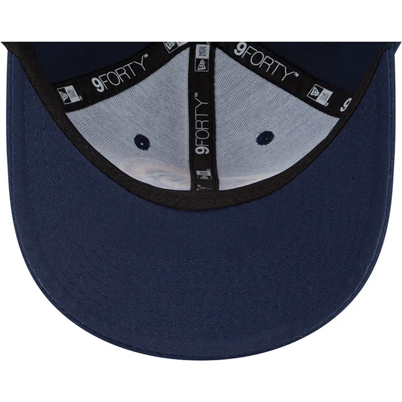 cappelli-curva-blu-marino-cinghia-regolabile-9forty-the-league-dei-los-angeles-rams-nfl-di-new-era