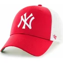 cappellino-trucker-rosso-per-bambino-dei-new-york-yankees-mlb-mvp-branson-di-47-brand