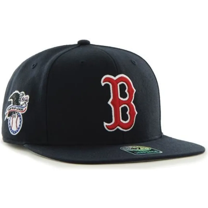 cappelli-piatta-blu-marino-snapback-dei-boston-red-sox-mlb-di-47-brand cappelli-piatta-blu-marino-snapback-dei-boston-red-sox-mlb-di-47-brand