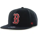 cappelli-piatta-blu-marino-snapback-dei-boston-red-sox-mlb-di-47-brand