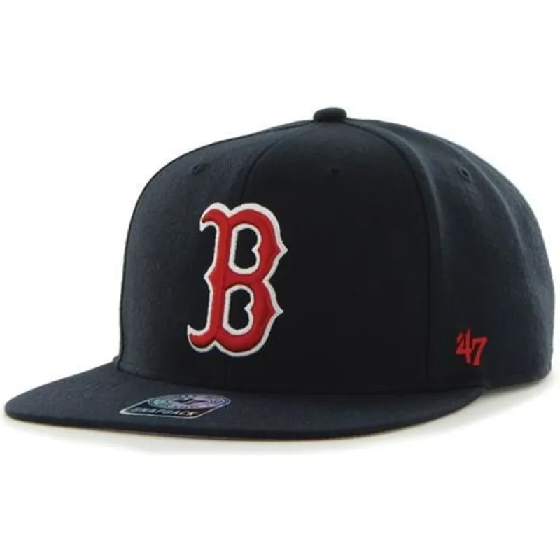 cappelli-piatta-blu-marino-snapback-dei-boston-red-sox-mlb-di-47-brand cappelli-piatta-blu-marino-snapback-dei-boston-red-sox-mlb-di-47-brand