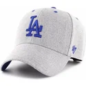 cappelli-curva-grigio-cinghia-regolabile-dei-los-angeles-dodgers-mlb-di-47-brand