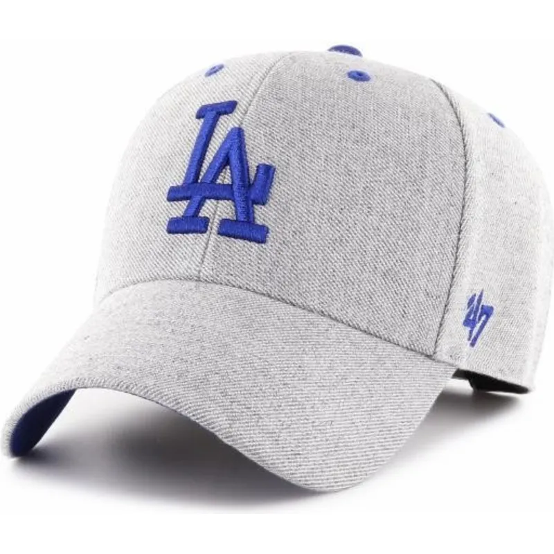 cappelli-curva-grigio-cinghia-regolabile-dei-los-angeles-dodgers-mlb-di-47-brand cappelli-curva-grigio-cinghia-regolabile-dei-los-angeles-dodgers-mlb-di-47-brand