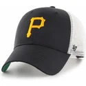 cappello-trucker-nero-dei-pittsburgh-pirates-mlb-mvp-branson-di-47-brand