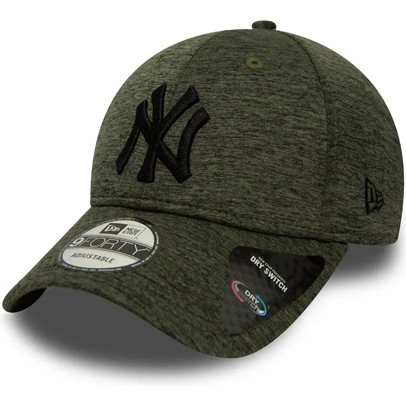 cappelli-curva-verde-cinghia-regolabile-9forty-dry-switch-jersey-dei-new-york-yankees-mlb-di-new-era