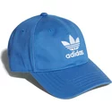 cappellino-visiera-curva-blu-cielo-regolabile-trefoil-classic-di-adidas